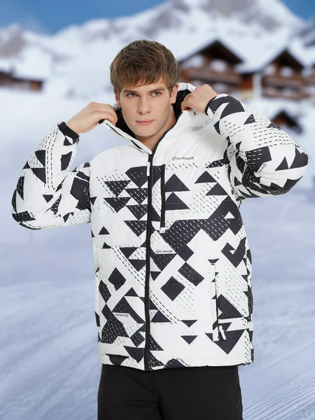 Мужской пуховик Glissade, белый, арт. 138465gsd-wb