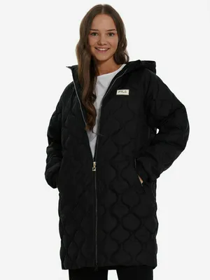 Пальто утепленное для девочек FILA, черный, арт. 137656FLA-99