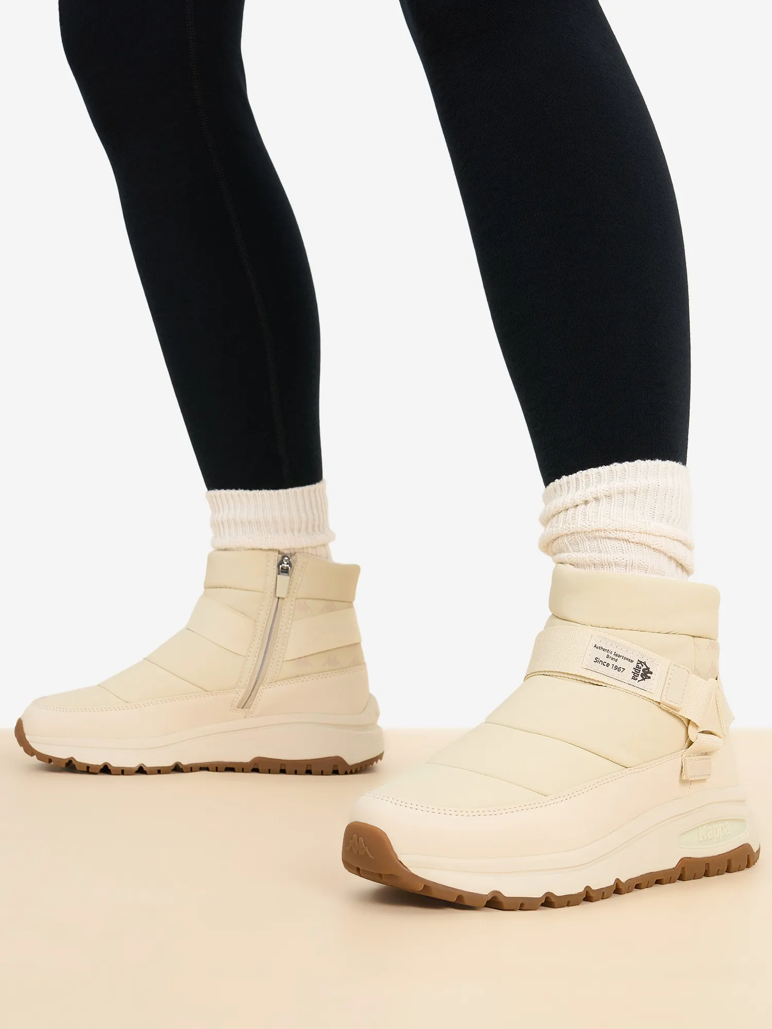 Дутики Kappa Falcade Puffy, бежевый, арт. 122913kap-01