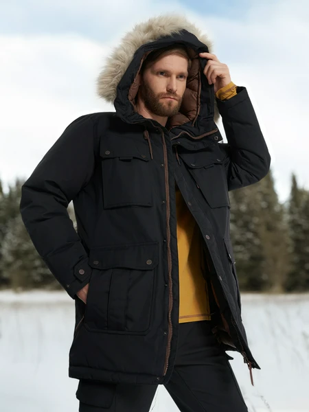 Пуховик мужской Cordillero, черный, арт. 29254