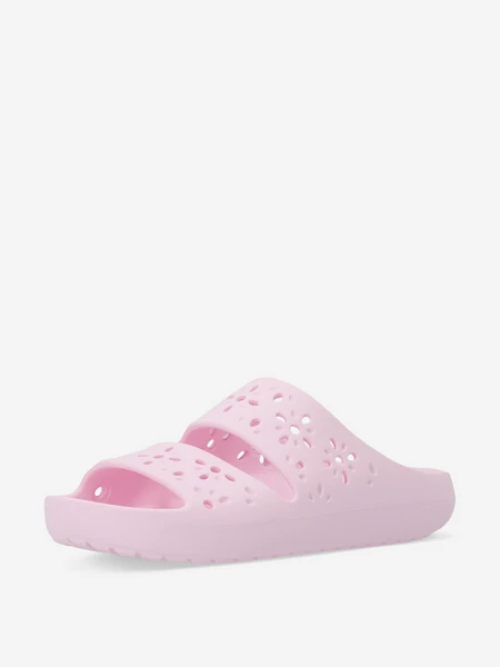 Шлепанцы Crocs Classic Floral Cut Out, розовый, арт. 210966c1g-6zw