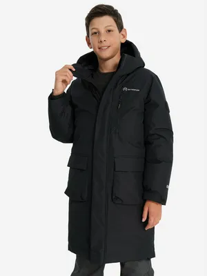 Пальто утепленное для мальчиков Outventure, черный, арт. 138627OUT-BB