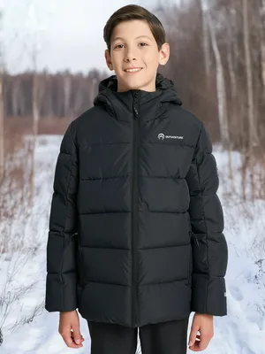 Пуховик для мальчиков Outventure, черный, арт. 130859OUT-BB