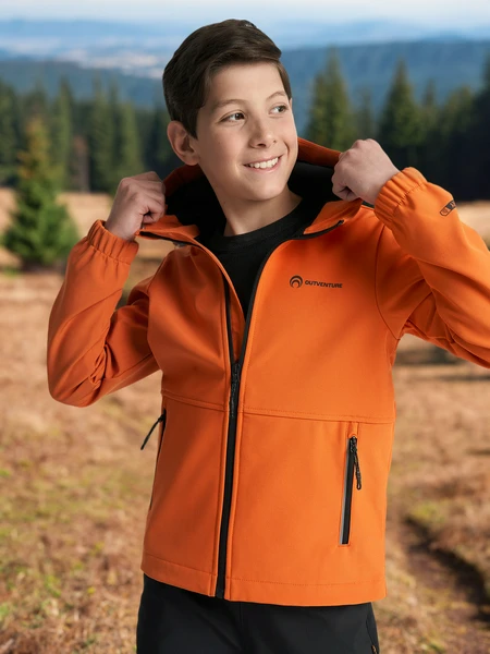Куртка софтшелл для мальчиков Outventure, оранжевый, арт. 29308