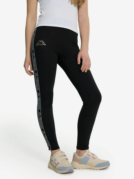 Легинсы для девочек Kappa, черный, арт. 137611kap-99