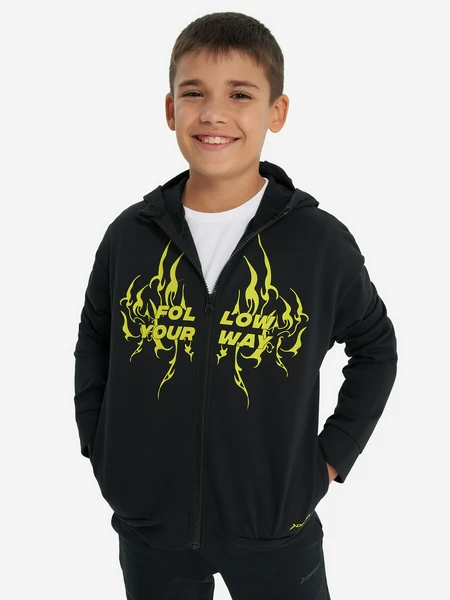 Толстовка для мальчиков Demix, черный, арт. 29316