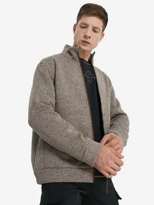 Джемпер флисовый Cordillero, коричневый, арт. 137226C37-4C