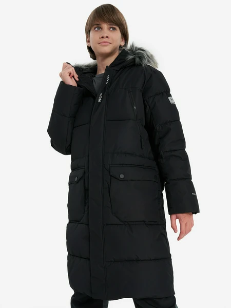 Пальто утепленное для мальчиков Northland, черный, арт. 29337