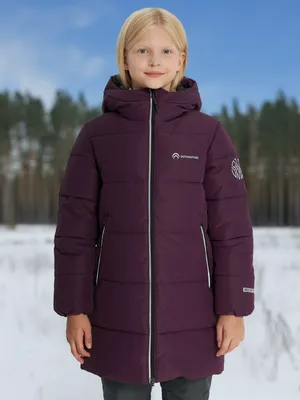 Пуховик для девочек Outventure, синий, арт. 137382OUT-X4