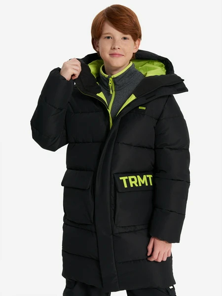 Пальто утепленное для мальчиков Termit, черный, арт. 138619trt-99