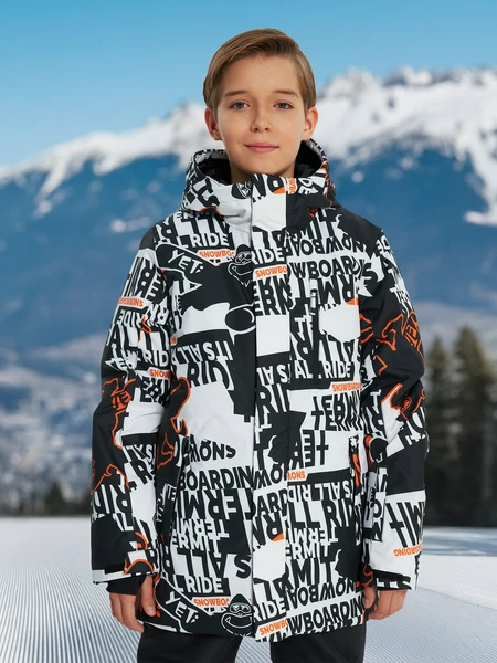 Куртка утепленная для мальчиков Termit, белый, арт. 141387trt-we