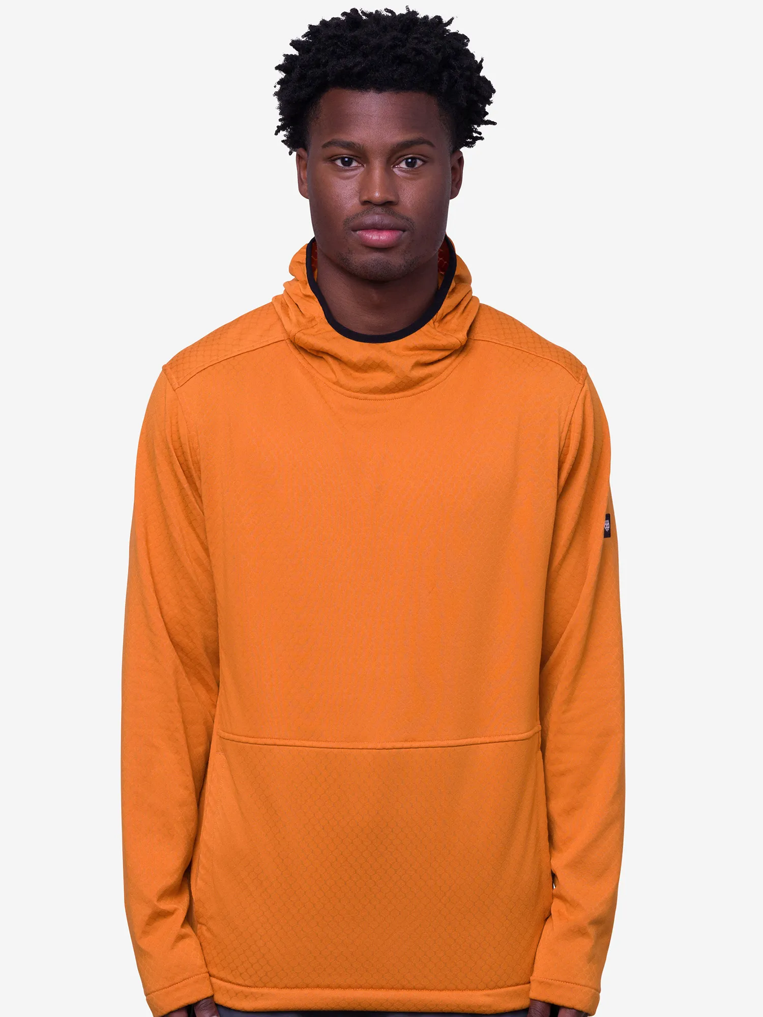 Худи 686 Mission Grid, оранжевый, арт. m3faflc136600-cpor