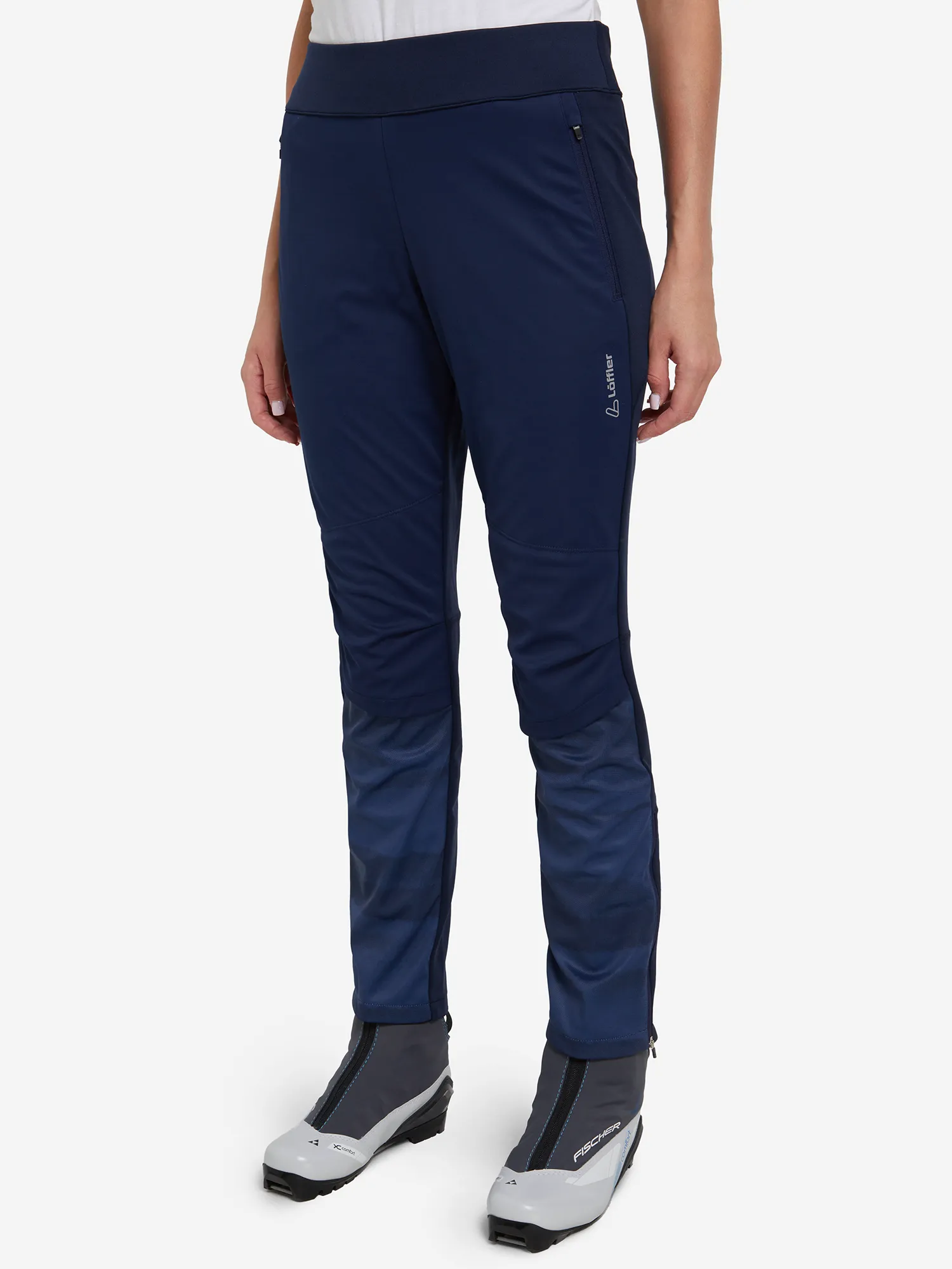 Брюки софтшелл Loeffler Lumina Light, синий, арт. el27269lfr-495