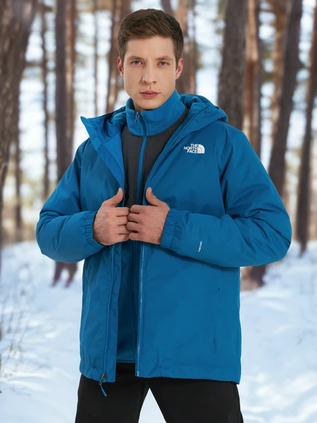 Куртка The North Face Quest Insulated утепленная, голубой, арт. nf00c302dxb1t1k-.