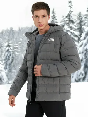 Пуховик The North Face Aconcagua 3, серый, арт. NF0A84I10UZ1T1K