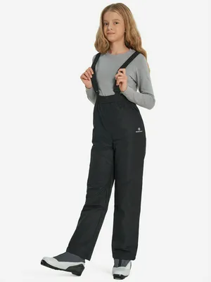 Брюки утепленные для девочек Nordway, черный, арт. 138537NDW-99