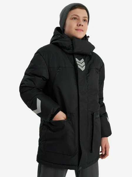 Пуховик для мальчиков Oldos, черный, арт. 29458