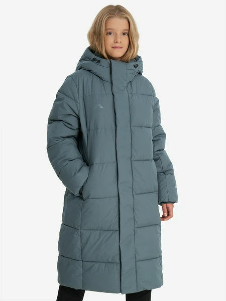 Пальто утепленное для девочек Oldos, серый, арт. ba25jku41o1k-gray