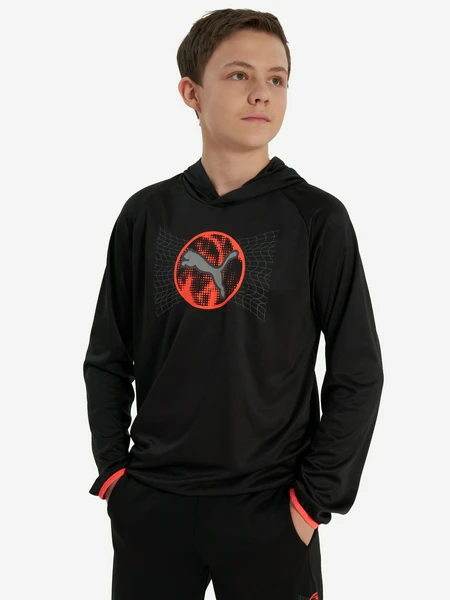 Худи для мальчиков PUMA Active Sports, черный, арт. 29462