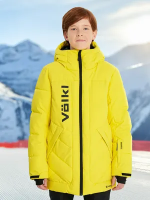 Пуховик для мальчиков Volkl, желтый, арт. 141389VLKL-61