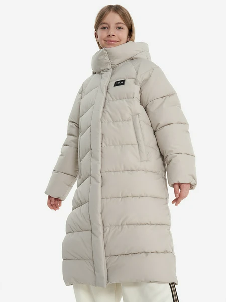 Пальто утепленное для девочек FILA, серый, арт. 137520fla-90