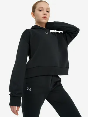 Худи для девочек Under Armour Rival, черный, арт. 1379517U0F-001