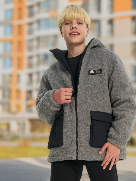 Куртка утепленная, серый, арт. 29482