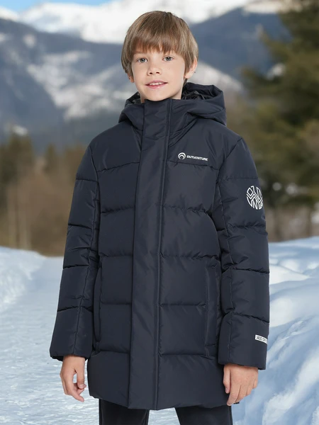 Пуховик для мальчиков Outventure, черный, арт. 29483