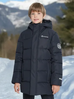 Пуховик для мальчиков Outventure, черный, арт. 137426OUT-99