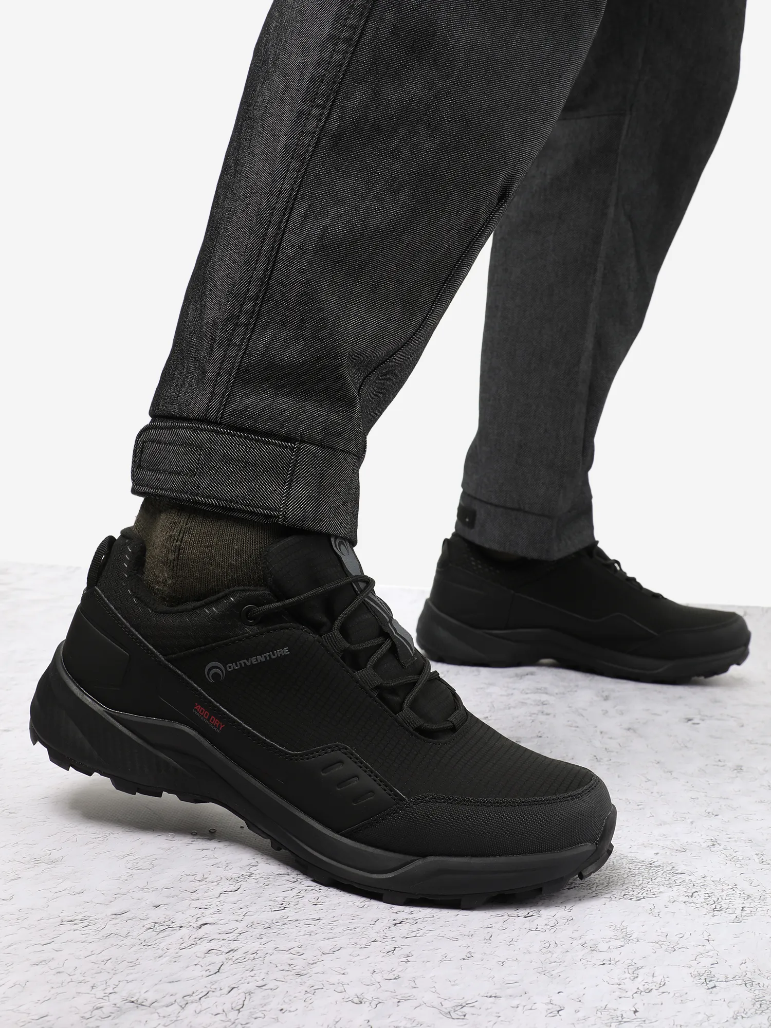 Кроссовки утепленные мужские Outventure Montblanc 3 Low, черный, арт. 126024out-99