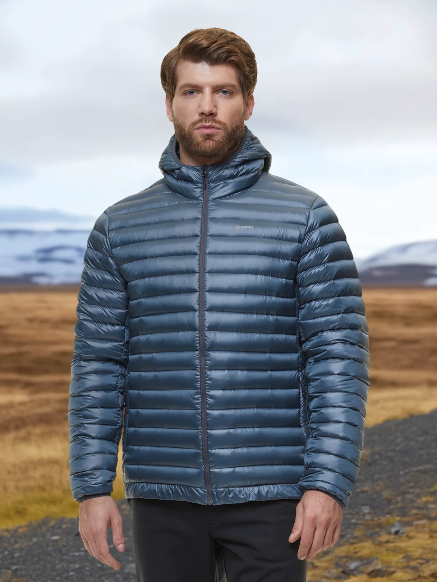 Пуховик Bask Chamonix Light V2, синий, арт. 20252bsk-9378