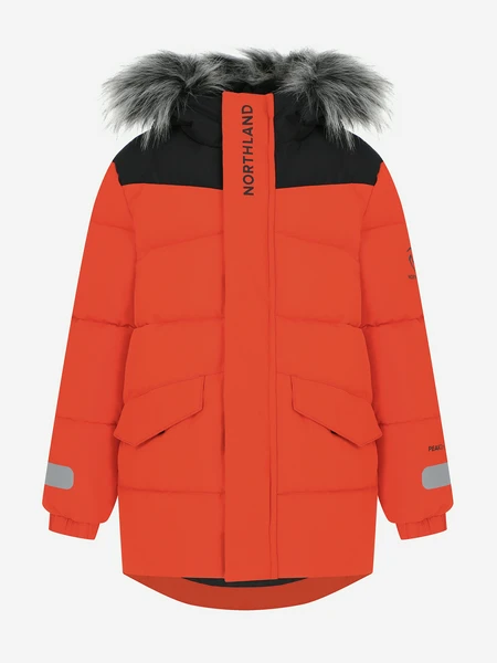Пуховик для мальчиков Northland, красный, арт. 29508