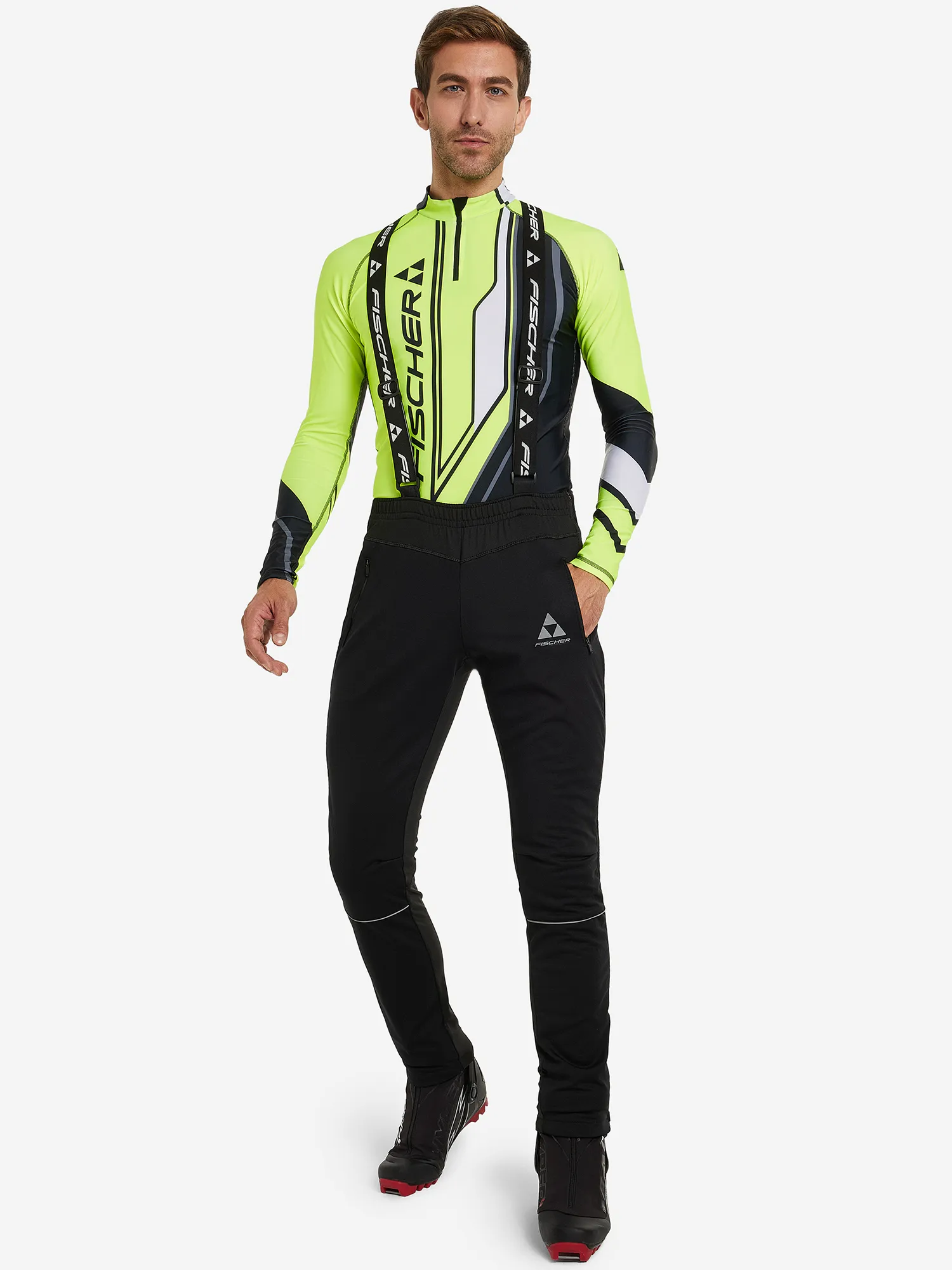 Брюки софтшелл мужские Fischer Softshell Warm, черный, арт. gr8116f06-100