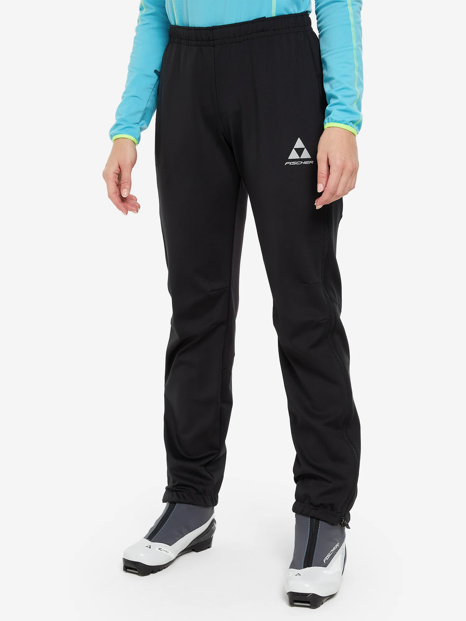 Брюки софтшелл Fischer Softshell Light, черный, арт. gr8211f06-100