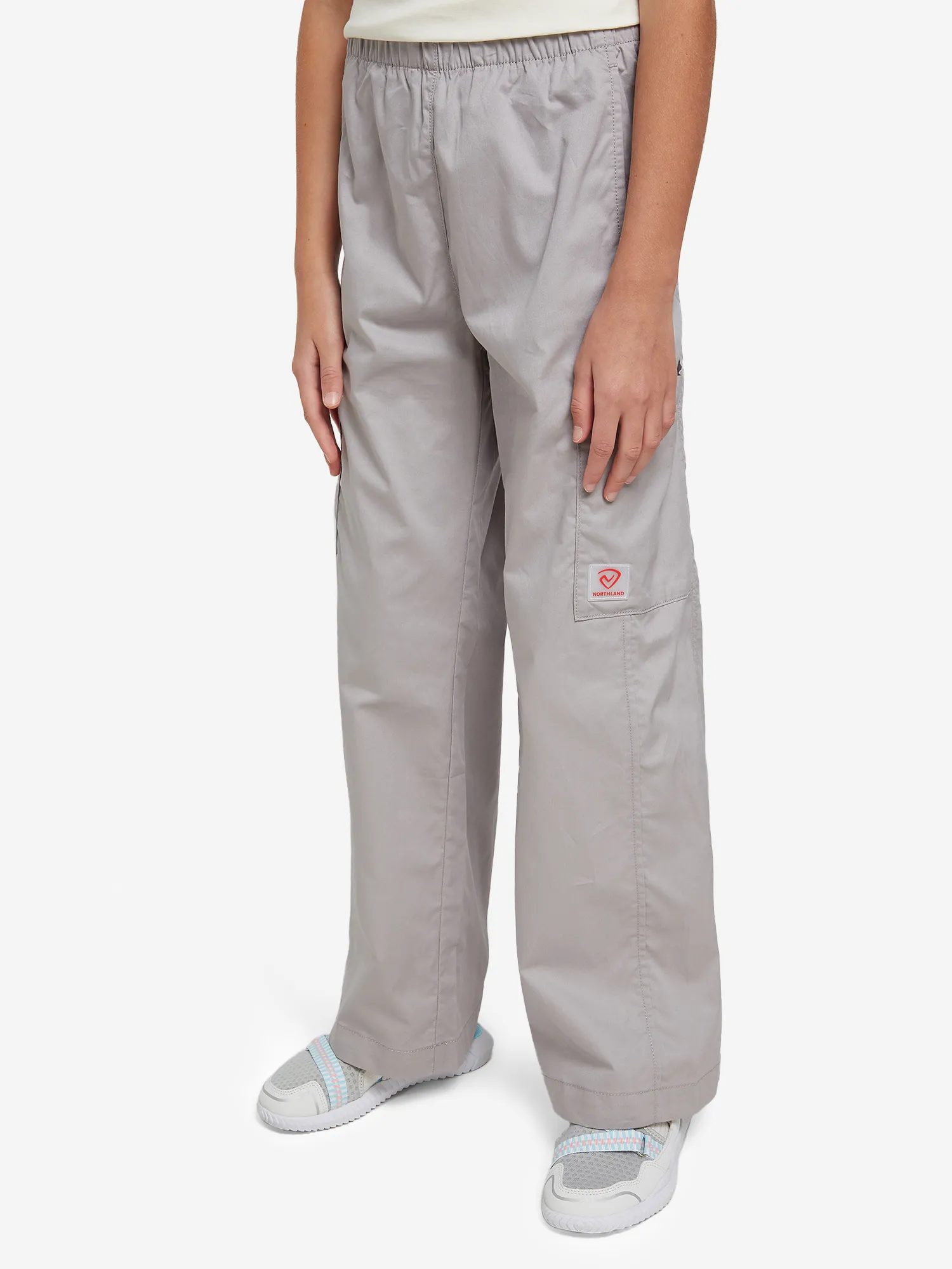 Брюки для девочек Northland, серый, арт. 127617n16-91