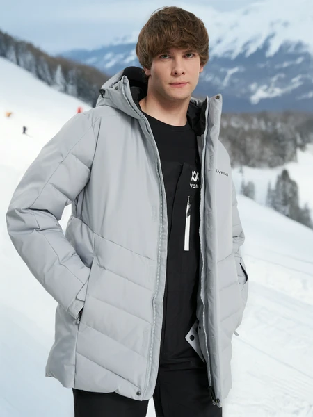 Пуховик мужской Volkl, серый, арт. 138741vlkl-91