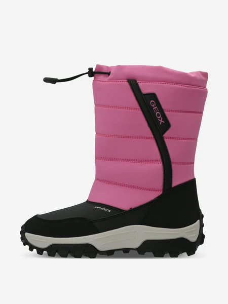 Сапоги утепленные Geox Himalaya для девочек, розовый, арт. j26fta0fu50g14-c8062