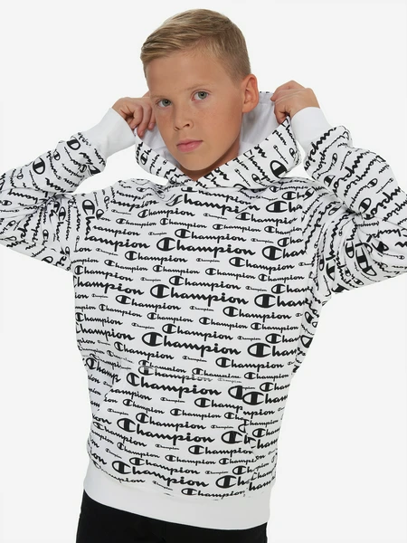 Худи для мальчиков Champion, белый, арт. 307373c0k-wl001