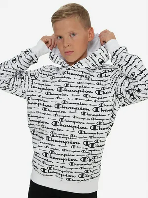 Худи для мальчиков Champion, белый, арт. 307373C0K-WL001