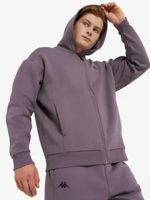 Толстовка мужская оверсайз Kappa, фиолетовый, арт. 137393KAP-X3