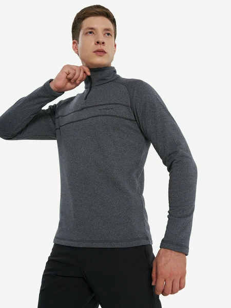 Джемпер флисовый мужской Glissade, серый, арт. 29613