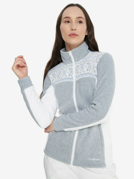 Джемпер флисовый женский Glissade, серый, арт. 138519gsd-aw