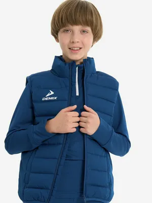 Утепленный жилет Demix для мальчиков, синий, арт. 130573DMX-Z3