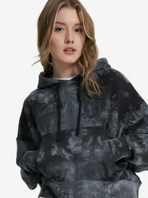 Худи женское оверсайз Champion, черный, арт. 29627