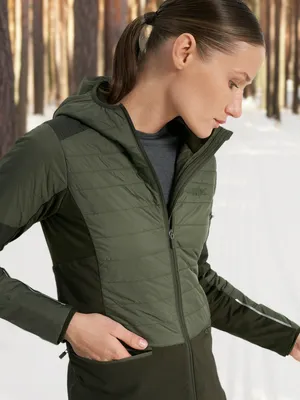 Куртка утепленная женская Swix, зеленый, арт. 12486S1D-48101