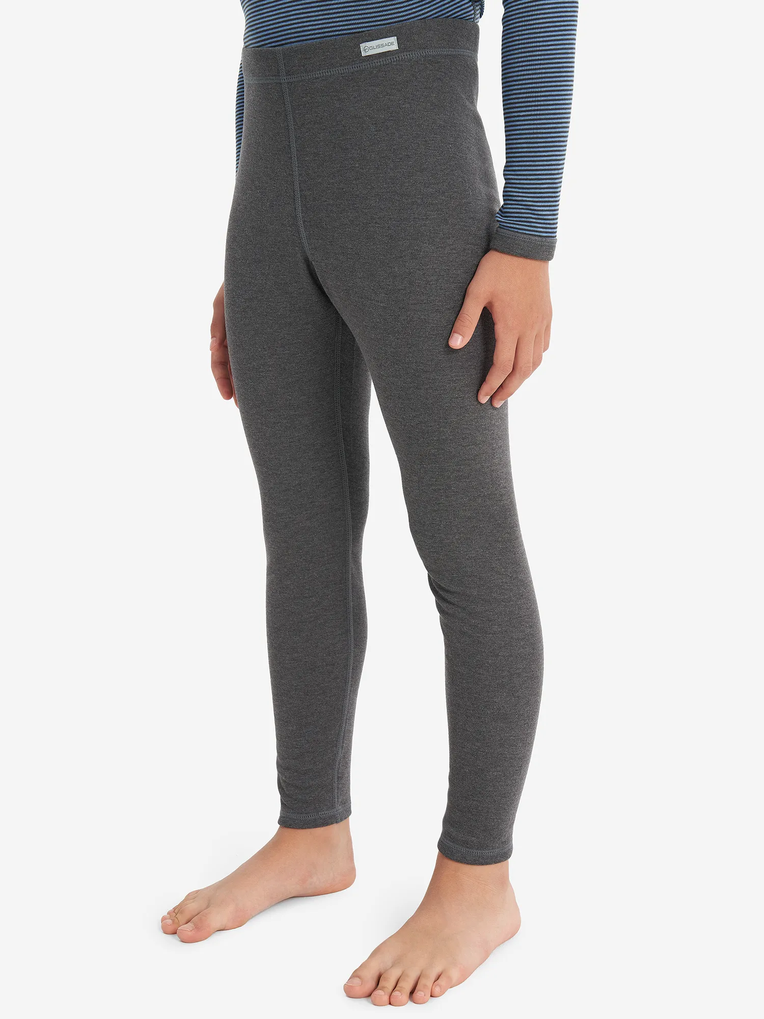 Термобелье низ для мальчиков Glissade, серый, арт. 134079gsd-4a