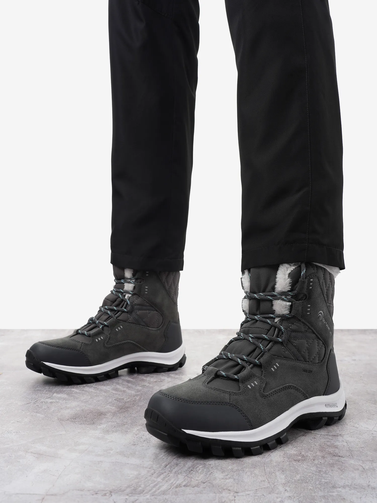 Ботинки утепленные Outventure Snowflake 2, серый, арт. 122677out-92