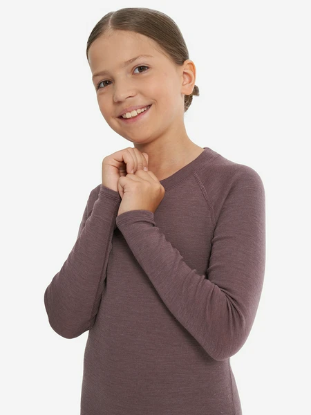 Термобелье верх для девочек Glissade, коричневый, арт. 131956gsd-t2