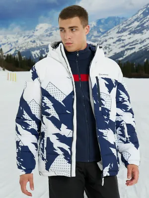 Пуховик Glissade, белый, арт. 131555