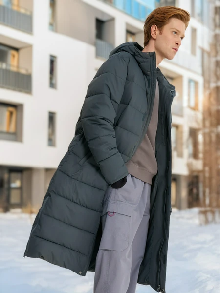 Пальто утепленное мужское FILA, зеленый, арт. 129547fla-z3